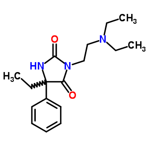 93992-91-7  3-[2-(diethylamino)ethyl]-5-ethyl-5-phenylimidazolidine-2,4-dione