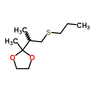 95541-92-7  2-methyl-2-[1-(propylsulfanyl)propan-2-yl]-1,3-dioxolane