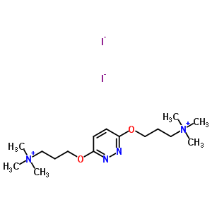 109697-44-1  3,3'-[pyridazine-3,6-diylbis(oxy)]bis(N,N,N-trimethylpropan-1-aminium) diiodide