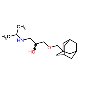 27866-07-5  1-(propan-2-ylamino)-3-(tricyclo[3.3.1.1~3,7~]dec-1-ylmethoxy)propan-2-ol