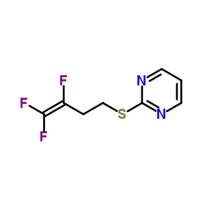 4871-71-0  2-[(3,4,4-trifluorobut-3-en-1-yl)sulfanyl]pyrimidine