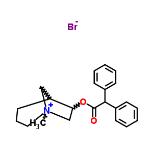 69766-47-8  6-[(diphenylacetyl)oxy]-1-methyl-1-azoniabicyclo[3.2.1]octane bromide