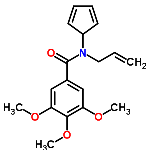 73664-68-3  N-(cyclopenta-2,4-dien-1-yl)-3,4,5-trimethoxy-N-(prop-2-en-1-yl)benzamide