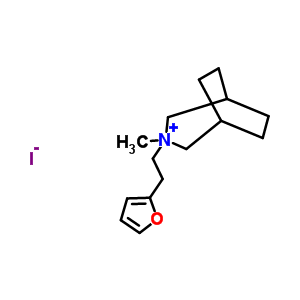 73680-92-9  3-[2-(furan-2-yl)ethyl]-3-methyl-3-azoniabicyclo[3.2.2]nonane iodide