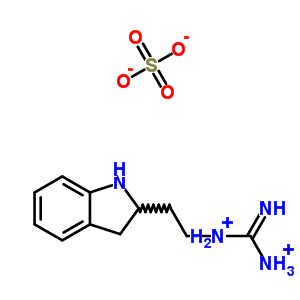73806-63-0  (E)-N-[2-(2,3-dihydro-1H-indol-2-yl)ethyl](imino)methanediaminium sulfate