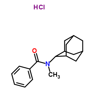 74526-02-6  N-methyl-N-(tricyclo[3.3.1.1~3,7~]dec-2-yl)benzamide hydrochloride (1:1)