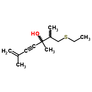 77922-37-3  1-(ethylsulfanyl)-2,3,6-trimethylhept-6-en-4-yn-3-ol