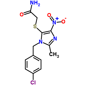 77952-76-2  2-{[1-(4-chlorobenzyl)-2-methyl-4-nitro-1H-imidazol-5-yl]sulfanyl}acetamide