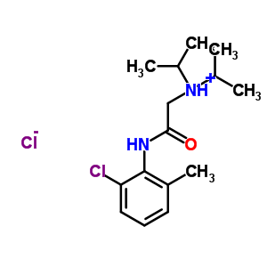 77966-54-2  N-{2-[(2-chloro-6-methylphenyl)amino]-2-oxoethyl}-N-(propan-2-yl)propan-2-aminium chloride