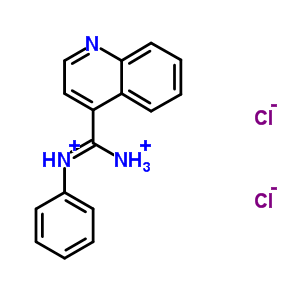 78812-03-0  N-[(Z)-ammonio(quinolin-4-yl)methylidene]anilinium dichloride