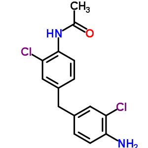 91575-28-9  N-[4-(4-amino-3-chlorobenzyl)-2-chlorophenyl]acetamide