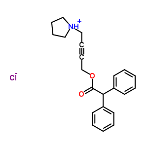 95130-29-3  1-{4-[(diphenylacetyl)oxy]but-2-yn-1-yl}pyrrolidinium chloride