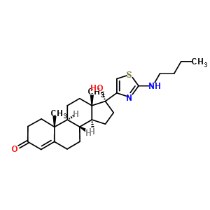 96112-86-6  (17alpha)-17-[2-(butylamino)-1,3-thiazol-4-yl]-17-hydroxyandrost-4-en-3-one