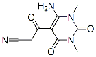 112735-05-4  3-(6-AMINO-1,3-DIMETHYL-2,4-DIOXO-1,2,3,4-TETRAHYDRO-PYRIMIDIN-5-YL)-3-OXO-PROPIONITRILE