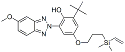 122430-79-9  2-TERT-BUTYL-4-[3-(DIMETHYLVINYLSILANYL)PROPOXY]-6-(5-METHOXYBENZOTRIAZOL-2-YL)-PHENOL