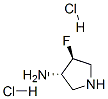 125197-40-2  3-Pyrrolidinamine,4-fluoro-,dihydrochloride,trans-(9CI)