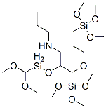 127003-76-3  1-Propanamine, 2-(dimethoxymethylsilyl)oxy-3-3-(trimethoxysilyl)propoxy-N-3-(trimethoxysilyl)propyl-