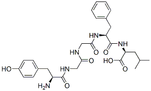 14-18-6  (2S)-2-[[(2S)-2-[[2-[[2-[[(2S)-2-amino-3-(4-hydroxyphenyl)propanoyl]amino]acetyl]amino]acetyl]amino]-3-phenylpropanoyl]amino]-4-methylpentanoic acid