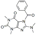 148122-87-6  1H-Purine-2,6-dione, 7-benzoyl-8-(dimethylamino)-3,7-dihydro-1,3-dimethyl-