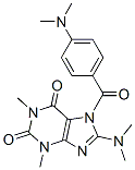 148122-89-8  1H-Purine-2,6-dione, 8-(dimethylamino)-7-[4-(dimethylamino)benzoyl]-3,7-dihydro-1,3-dimethyl-