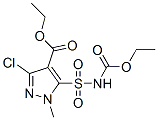 3-CHLORO-5-[[(ETHOXYCARBONYL)AMINO]SULFONYL]-1-METHYL-1H-PYRAZOLE-4-CARBOXYLIC ACID, ETHYL ESTER