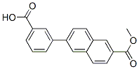 168618-46-0  3-(6-(Methoxycarbonyl)naphthalen-2-yl)benzoic acid