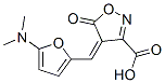 173954-65-9  3-Isoxazolecarboxylic acid, 4-[[5-(dimethylamino)-2-furanyl]methylene]-4,5-dihydro-5-oxo-