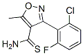 175204-42-9  3-(2-Chloro-6-fluorophenyl)-5-methylisoxazole-4-thiocarboxamide