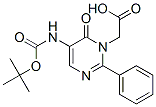 184710-54-1  2-(5-(tert-butoxycarbonylamino)-6-oxo-2-phenylpyrimidin-1(6H)-yl)acetic acid