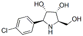 188744-95-8  3,4-Pyrrolidinediol, 2-(4-chlorophenyl)-5-(hydroxymethyl)-, (2S,3S,4R,5R)-
