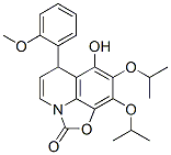 188824-92-2  2H,6H-Oxazolo[5,4,3-ij]quinolin-2-one, 7-hydroxy-6-(2-methoxyphenyl)-8,9-bis(1-methylethoxy)-