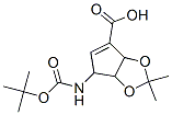 220497-94-9  (1R,3S,4R,6S)-N-BOC-6-Amino-2,2-dimetyltetrahydrocyklopenta[1.3]dioksol-4-karbohydrat.syre