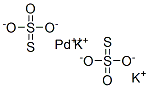 Palladium(II) potassium thiosulfate monohydrate