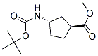 329910-39-6  (1S,3S)-N-BOC-1-Aminocyclopentane-3-carboxylic acid methyl ester