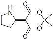 2,2-二甲基-(2-四氢吡咯利丁烯)-1,3-二氧六环-4,6-二酮 70912-52-6