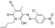 75511-91-0  N-butyl-3-(2-klor-4-nitrofenylhydrazono)-1-cyano-2-metylprop-1-en-1,3-dikarboksimid