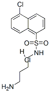 78957-84-3  N-(4-αμινοβουτυλο)-5-χλωρο-1-*ναφθαλινοσουλφονάμι· χλωριούχο 4-{[(5-χλωροναφθαλεν-1-υλο)σουλφονυλο]αμινο}βουταν-1-αμίνιο·