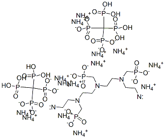 93892-79-6  tetradecaammonium [[(phosphonatomethyl)imino]bis[ethylene[(phosphonatomethyl)imino]ethylenenitrilobis(methylene)]]tetrakisphosphonate