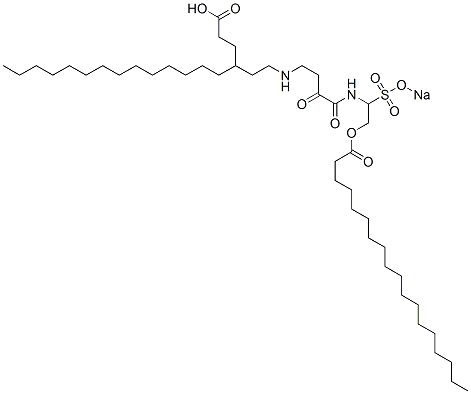 94200-33-6  sodium (1,4-dioxo-2-sulphonatobutane-1,4-diyl)bis(iminoethylene) distearate