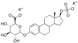 99156-45-3  17B-estradiol 3-glucuronide 17-*sulfate dipotassi