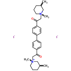 23617-25-6  1,1'-[biphenyl-4,4'-diylbis(2-oxoethane-2,1-diyl)]bis(1,3-dimethylpiperidinium) diiodide