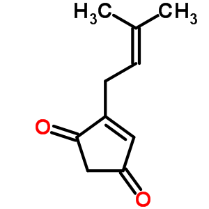 58940-75-3  4-(3-methylbut-2-en-1-yl)cyclopent-4-ene-1,3-dione