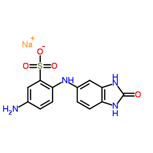 65036-64-8  sodium 5-amino-2-[(2-oxo-2,3-dihydro-1H-benzimidazol-5-yl)amino]benzenesulfonate