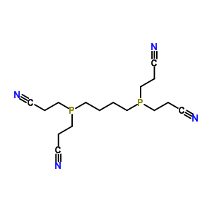 74038-26-9  3,3',3'',3'''-(butane-1,4-diyldiphosphanetriyl)tetrapropanenitrile