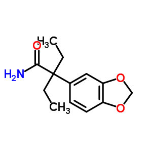 23742-02-1  2-(1,3-benzodioxol-5-yl)-2-ethylbutanamide