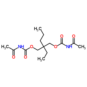 25648-88-8  2-{[(acetylcarbamoyl)oxy]methyl}-2-ethylpentyl acetylcarbamate (non-preferred name)