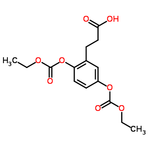 51944-00-4  3-{2,5-bis[(ethoxycarbonyl)oxy]phenyl}propanoic acid