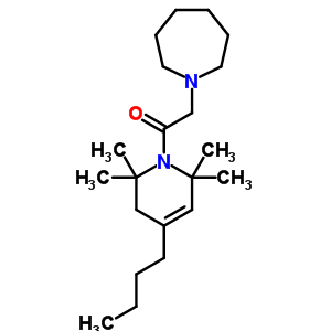 53725-49-8  2-(azepan-1-yl)-1-(4-butyl-2,2,6,6-tetramethyl-3,6-dihydropyridin-1(2H)-yl)ethanone