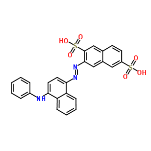 57322-42-6  3-{(E)-[4-(phenylamino)naphthalen-1-yl]diazenyl}naphthalene-2,6-disulfonic acid