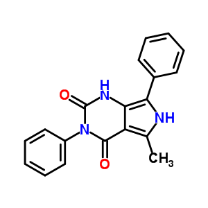 57436-21-2  5-methyl-3,7-diphenyl-1H-pyrrolo[3,4-d]pyrimidine-2,4(3H,6H)-dione